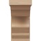 Ekena Millwork 10"W x 10"D x 20"H Wide Sheridan Rough Cedar Woodgrain TimberThane Corbel, Primed Tan CORUR10X10X20SHERCPR - alternate 4